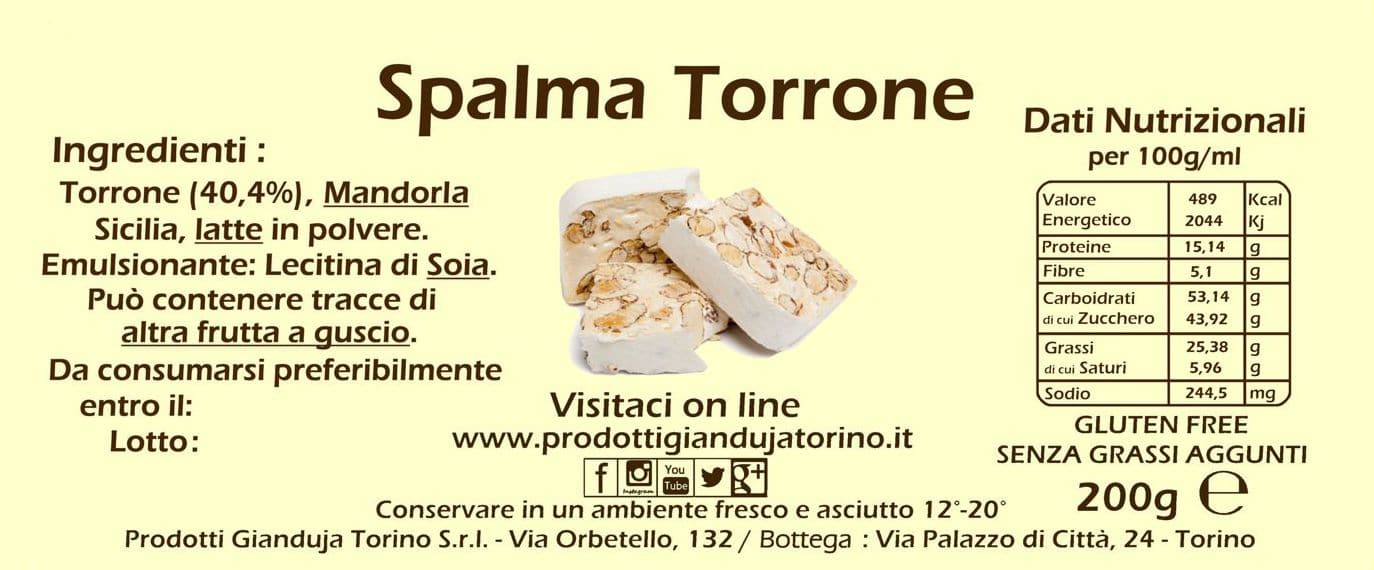 Spalmabile al torrone